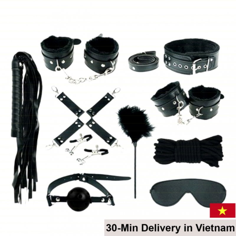 SHP1178 BDSM 10-Piece Extreme Quality Sex Toy Set 
