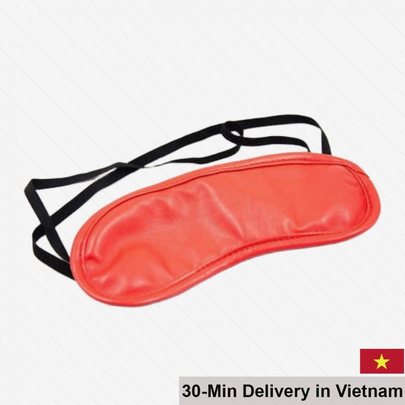 SHP997 Premium Leather BDSM Blindfold Fetish Accessory 