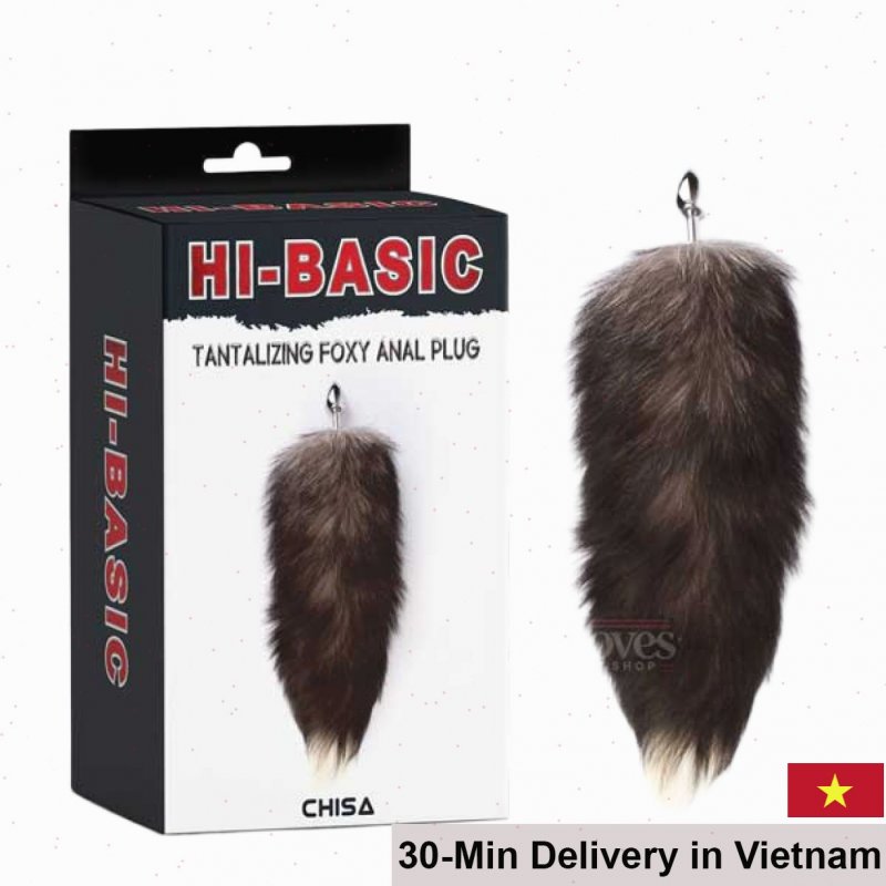 Tantalizing Foxy Anal Plug with Soft Faux Fur Tail Sexy Roleplay 