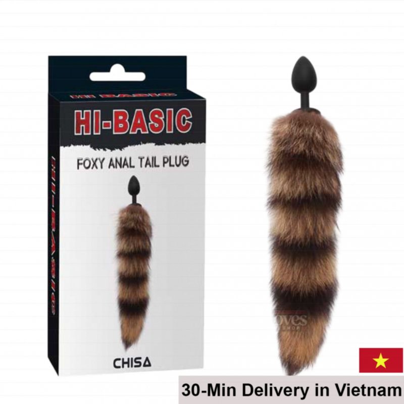 Foxy Anal Tail Plug Silicon Soft Faux Fur Sexy 