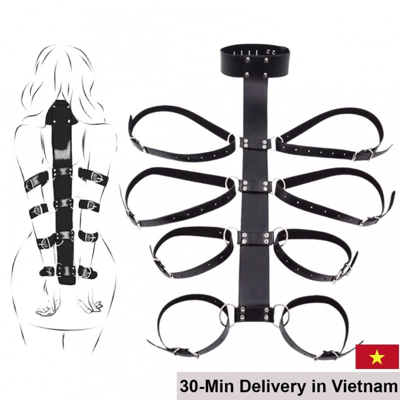 OEM Butterfly Design Leather Hand Restraint for BDSM Play 