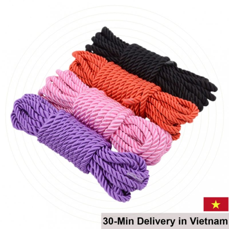 JIUAI Colorful 5m Bondage Rope Kinky Play 