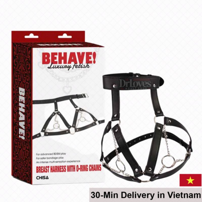 Behave Luxury Fetish Chest Harness Sexy Bondage Accessory 
