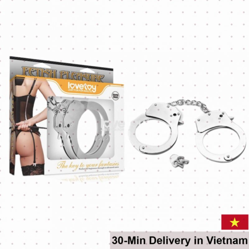 Lovetoy Metal Handcuffs Intense Bondage Restraint Couples Play 
