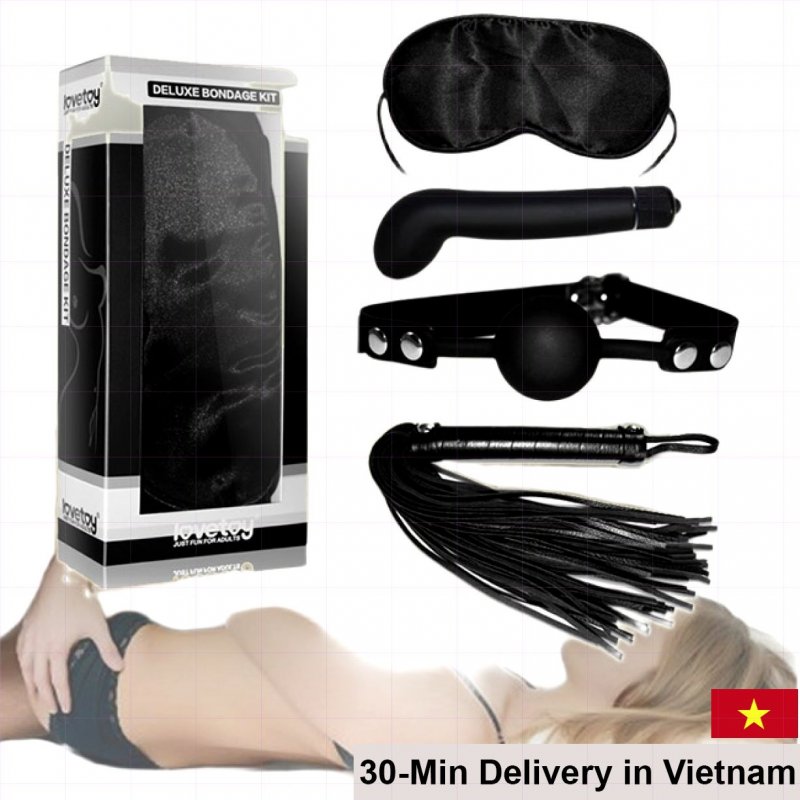 Dulex Bondage Kit Leather Steel BDSM Set USA 