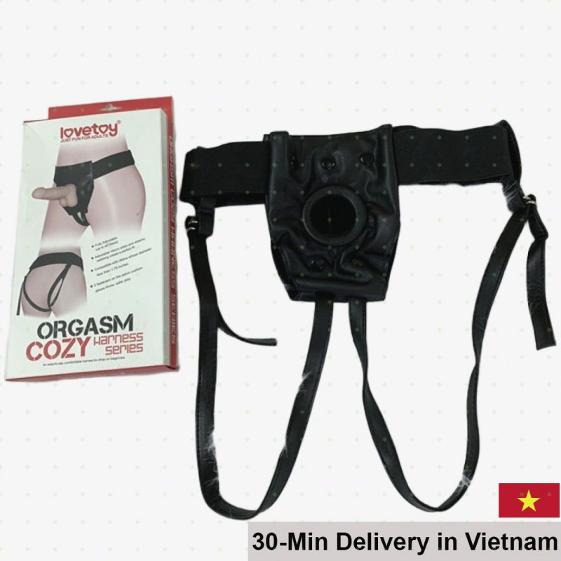 Lovetoy Adjustable Premium Leather Strap-On Harness 