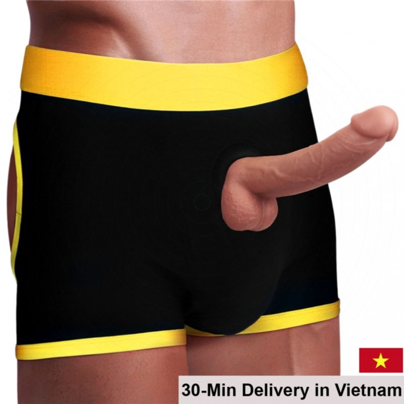 Lovetoy Soft Cotton Spandex Strap-On Short S-M-L 