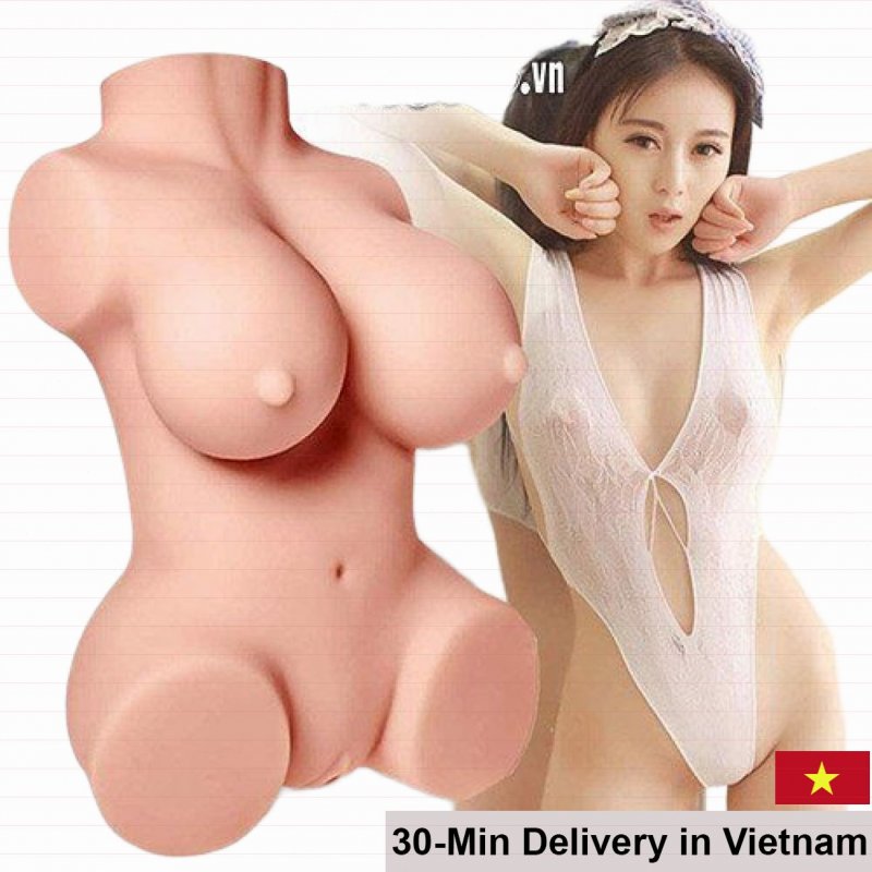 Compact Half Body Silicone Sex Doll Soft Realistic 