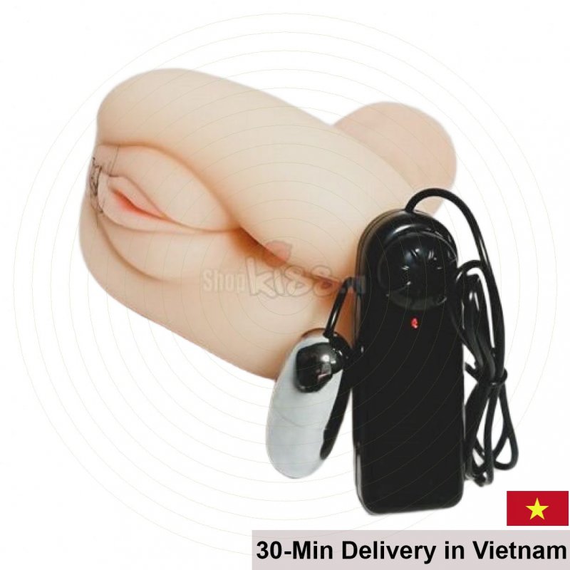 Realistic Lifelike Vibrating Silicone Pussy with Eggs 