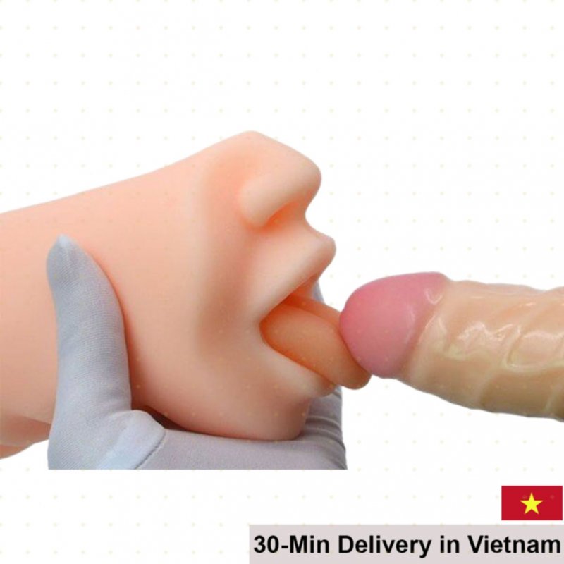 Realistic Oral Sex Male Masturbator Silicone Mouth Model 
