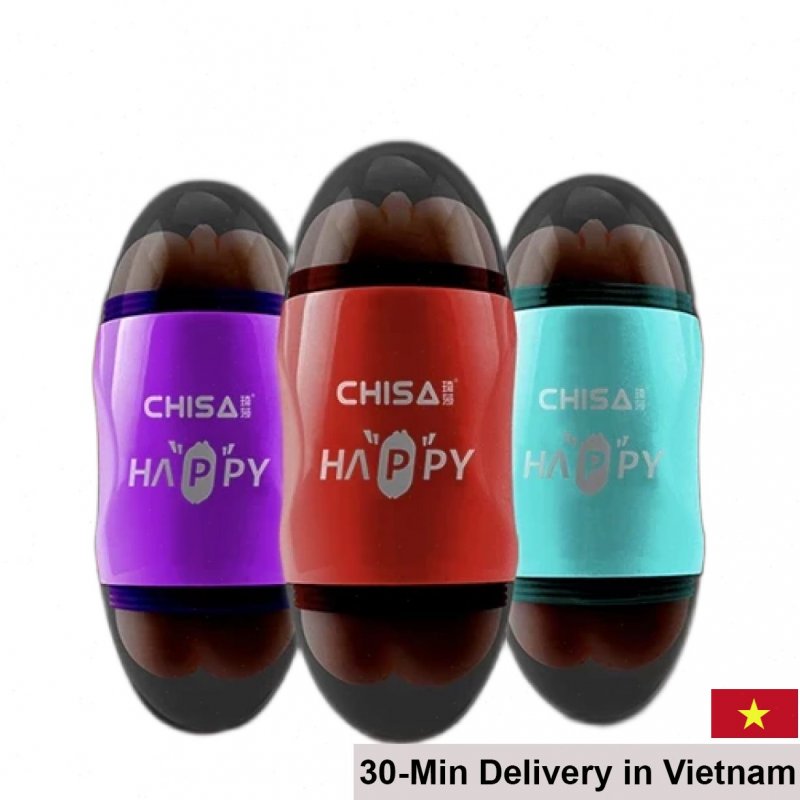 Chisa Happy Double End Vibrating Pocket Pussy Oral Anus 