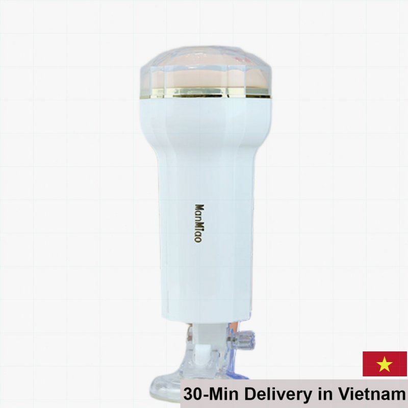 ManMiao Wall Mount Vagina 3D Realistic Vibrating Masturbator 