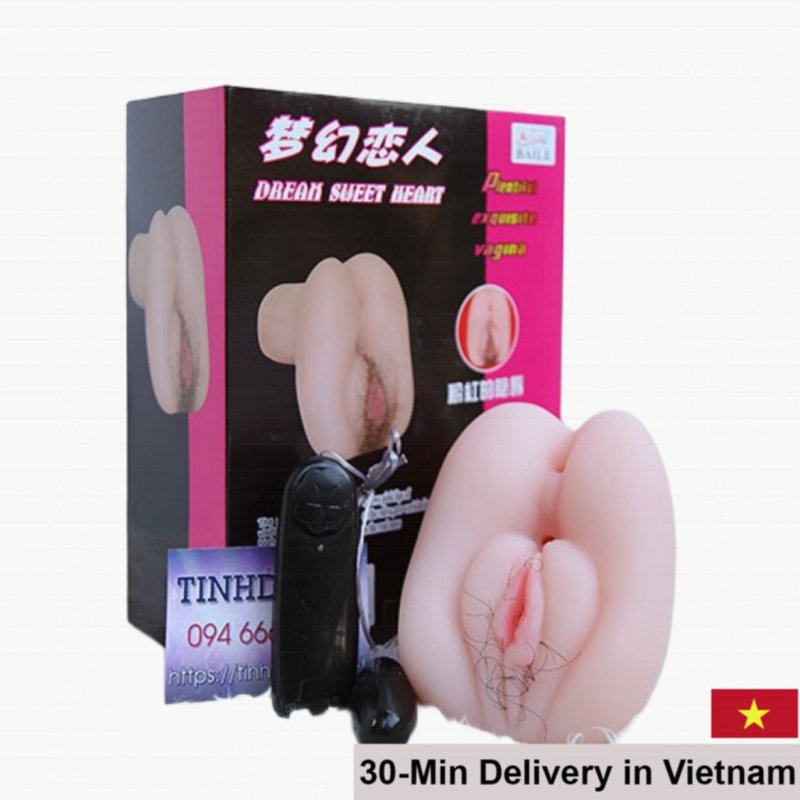 Dream Sweet Heart Silicone Love Doll with Powerful Vibrator 