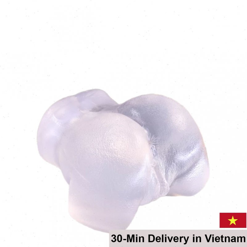 Mizzzee Transparent Silicone Curvy Buttocks Erotic Toy 