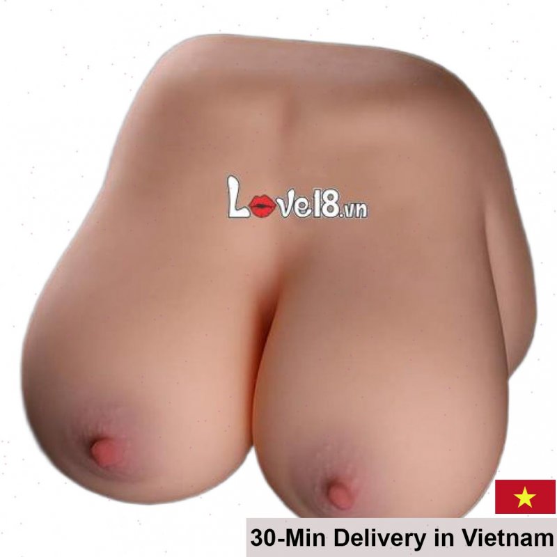 Silicone Chest Realistic Male Masturbator With Artificial Vagina 