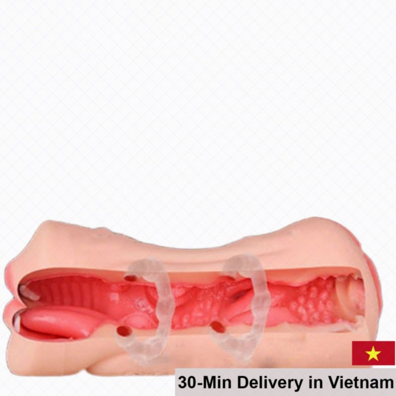 Double-Ended Soft Silicone Male Masturbator 17cm 