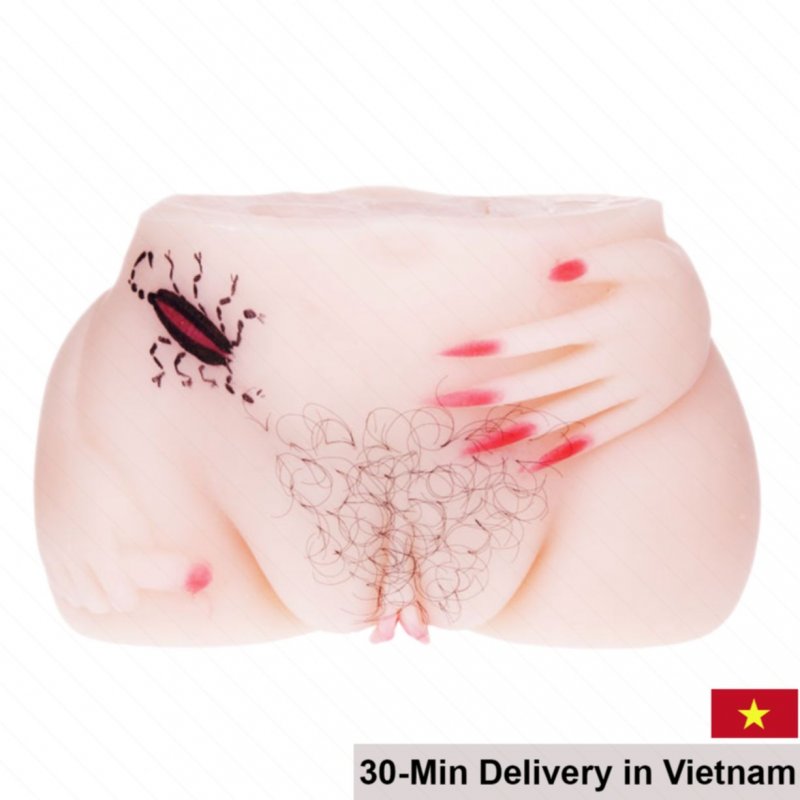 Large Silicon Vibrating Realistic Artificial Vagina 