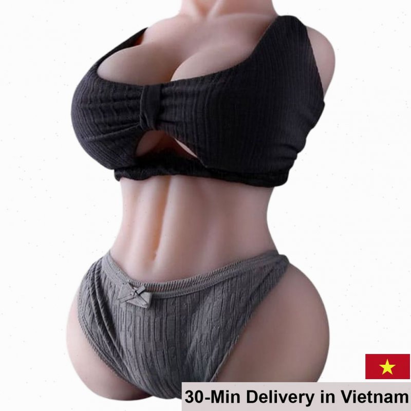 Leten Half-Body Silicon Love Doll Sensor Vibration Sound Feel 