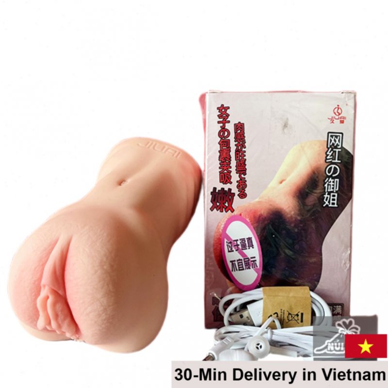 Jiuai handheld vibrating smart sensor silicone male toy 