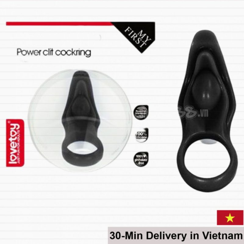 Lovetoy Stamina Tongue Vibration Ring Polymer Silicone 