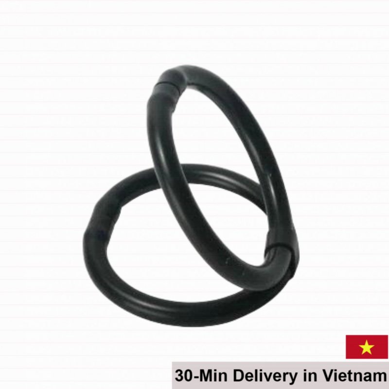 Pleasure Chest Durable Silicone Double Ring for Longer Play 