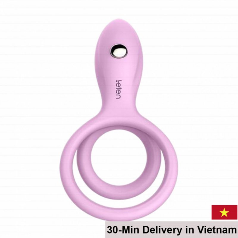Leten Vibrating Tongue Licking Ring for Male Pleasure 