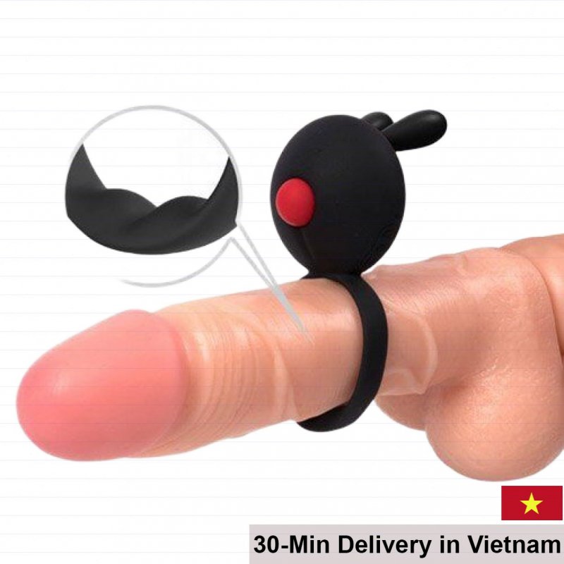 RinBit 2-in-1 Rabbit Vibrator USA Premium Silicone Ring 
