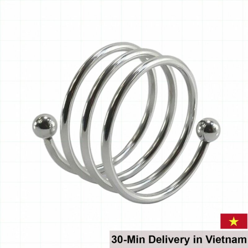 Stainless Steel Spring Penis Ring for Enhanced Male Pleasure 