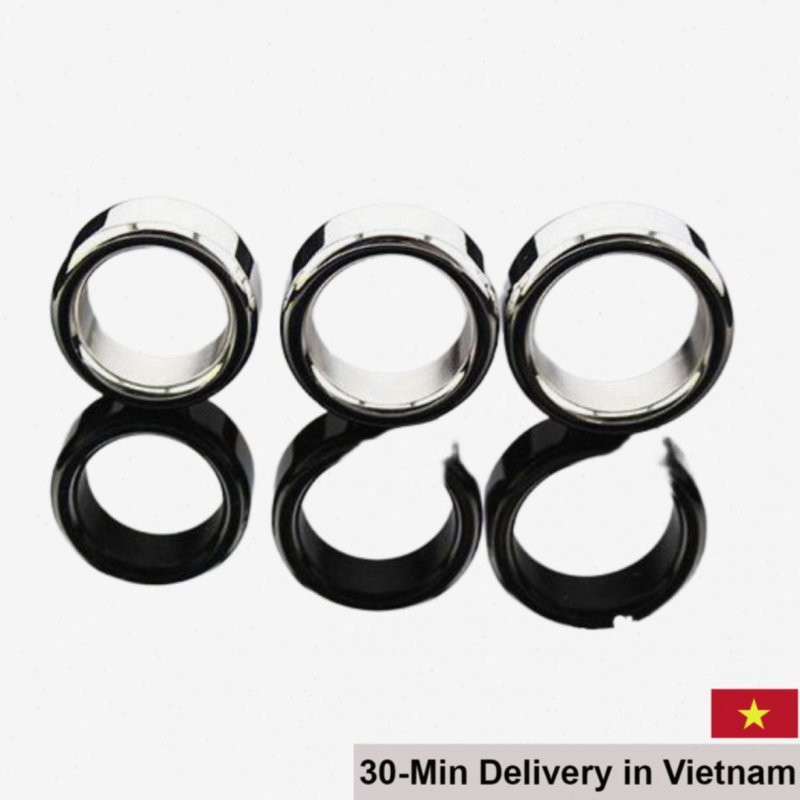 Inox Male Stainless Steel Anti-Ejaculation Ring 3 Sizes 