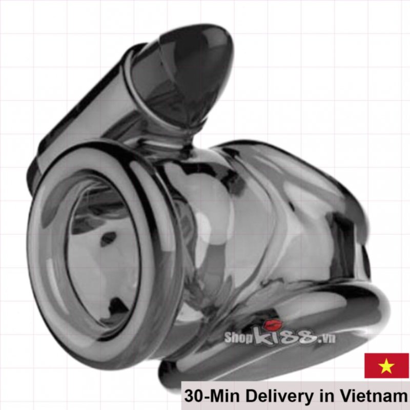 Silicone Vibrating Cock Sleeve Ring Delay Climax Enhance Pleasure 