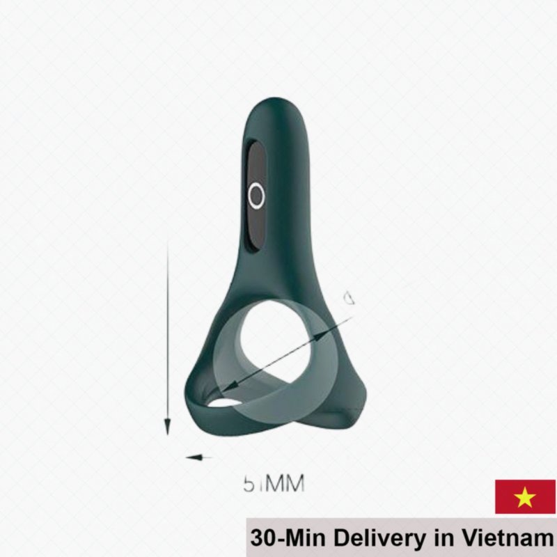 Fun Town Rise Smart Vibrating Cock Ring Delay Erection 