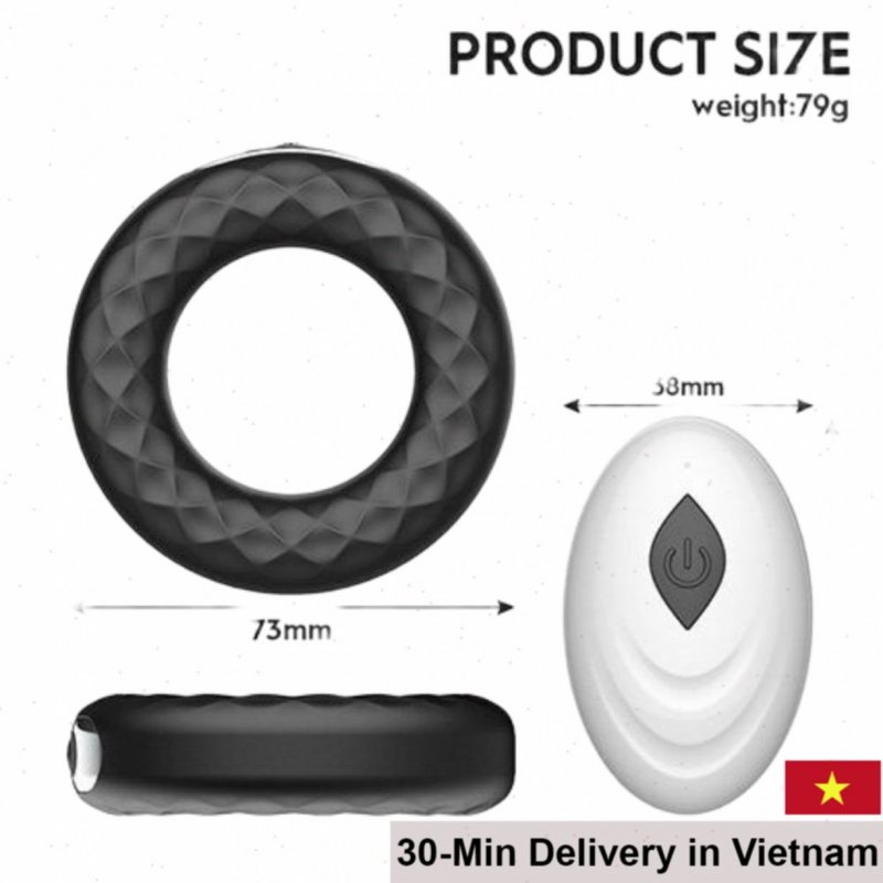 SECWELL Remote Control Vibrating Penis Ring 