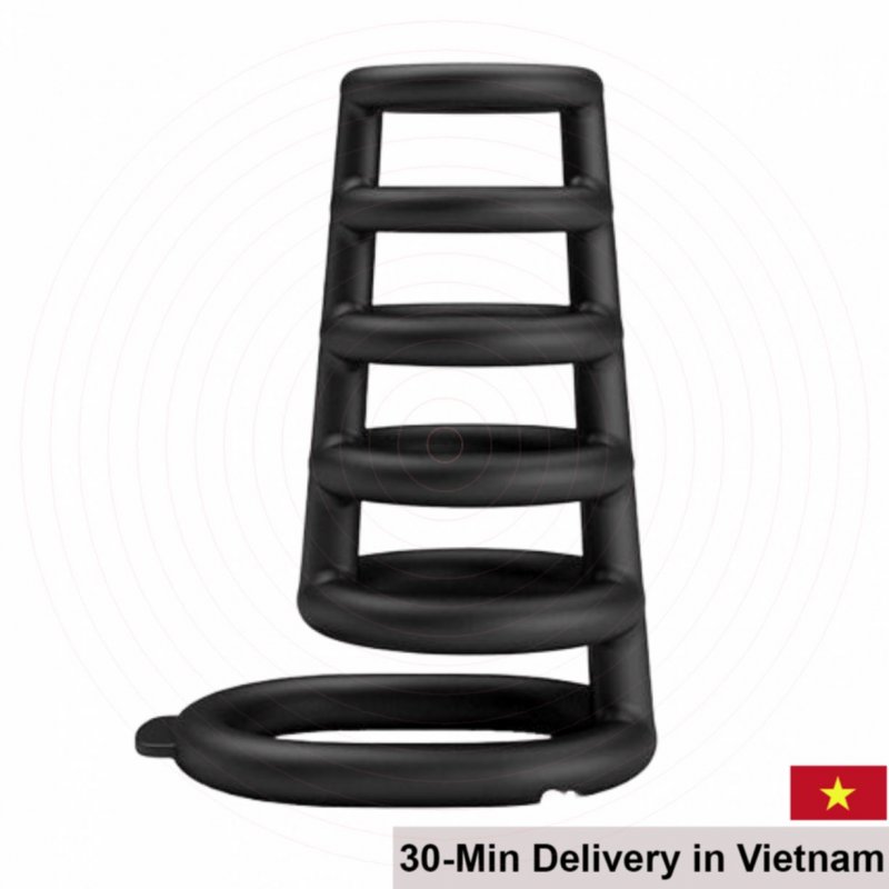 Pretty Love Rodrigo Delay Ring Silicone Black Last Longer 