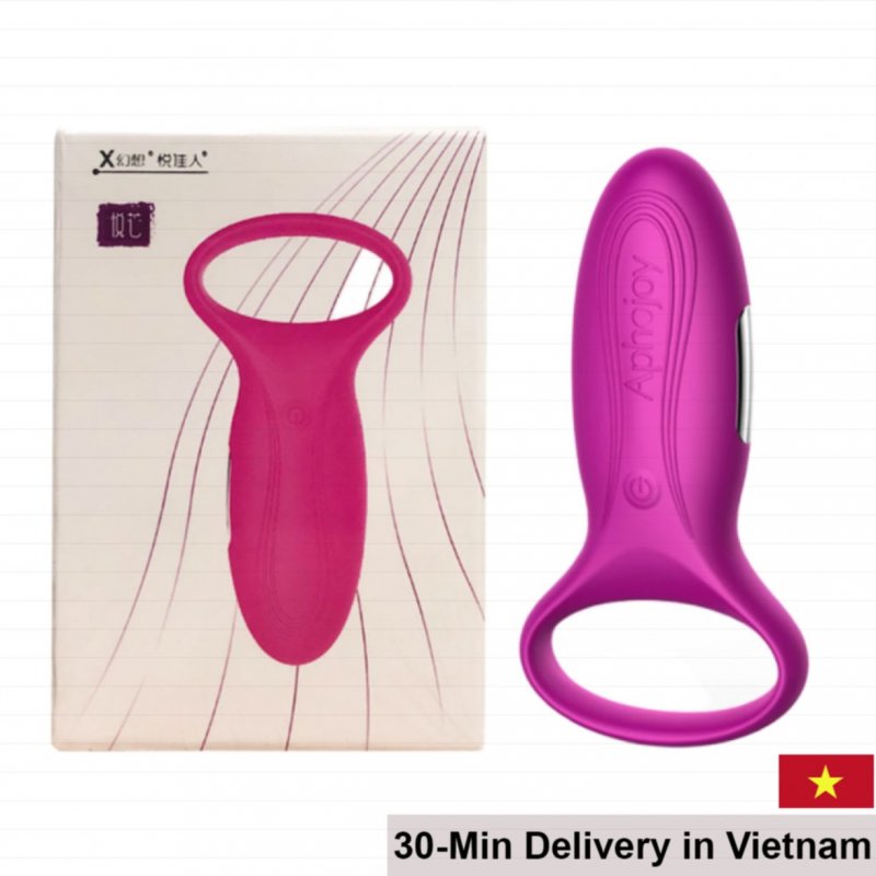 Aphojoy 7 Mode Vibrating Ring Couples Stimulation Adult Toy 