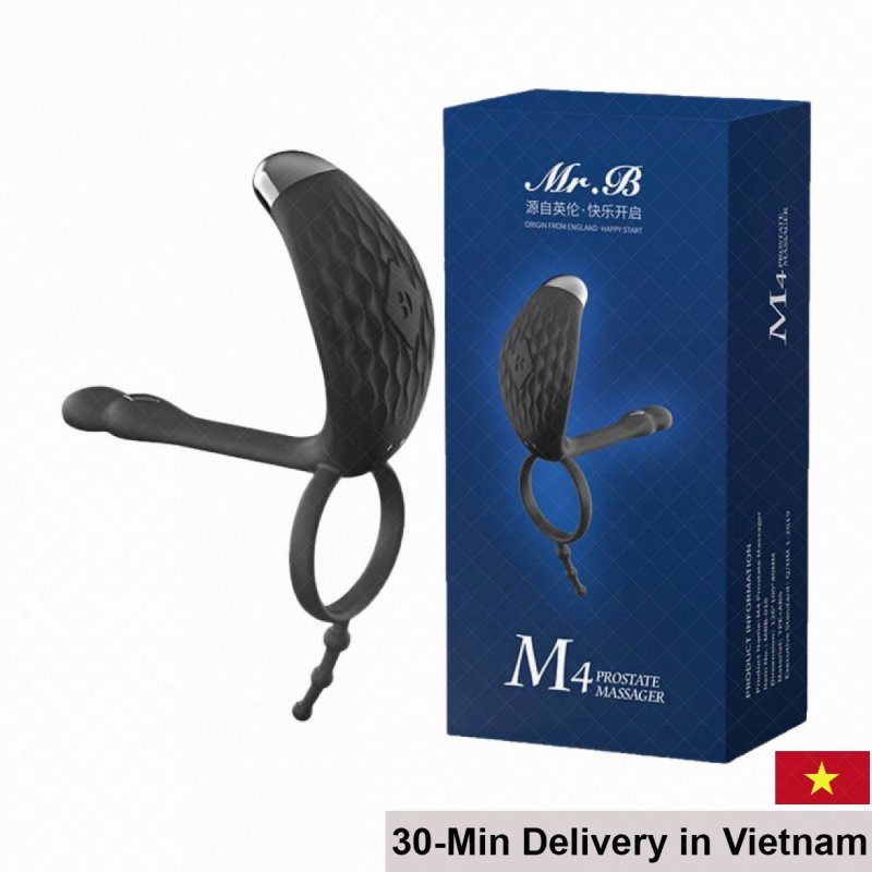 Mr.B M4 Rechargeable 9-Mode Vibrating Pleasure Ring 