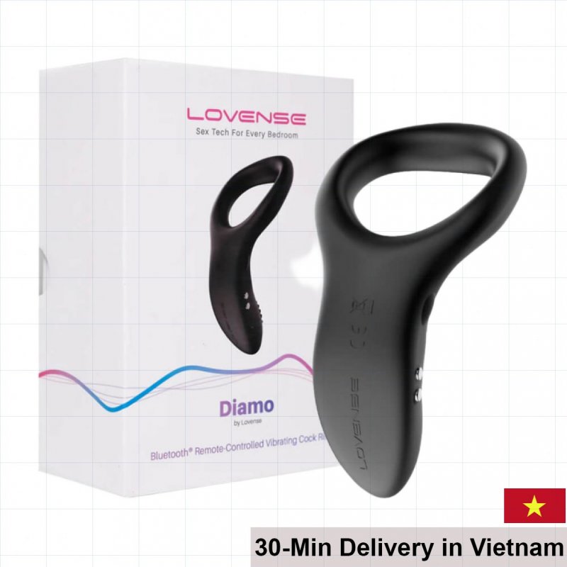 Lovense Diamo Pleasure Ring with App Control 