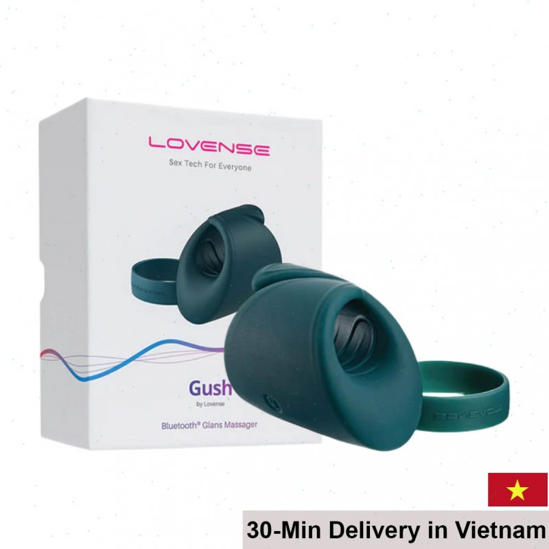 Lovense Gush Pleasure Enhancing Ring Powerful Silicone Male Toy 