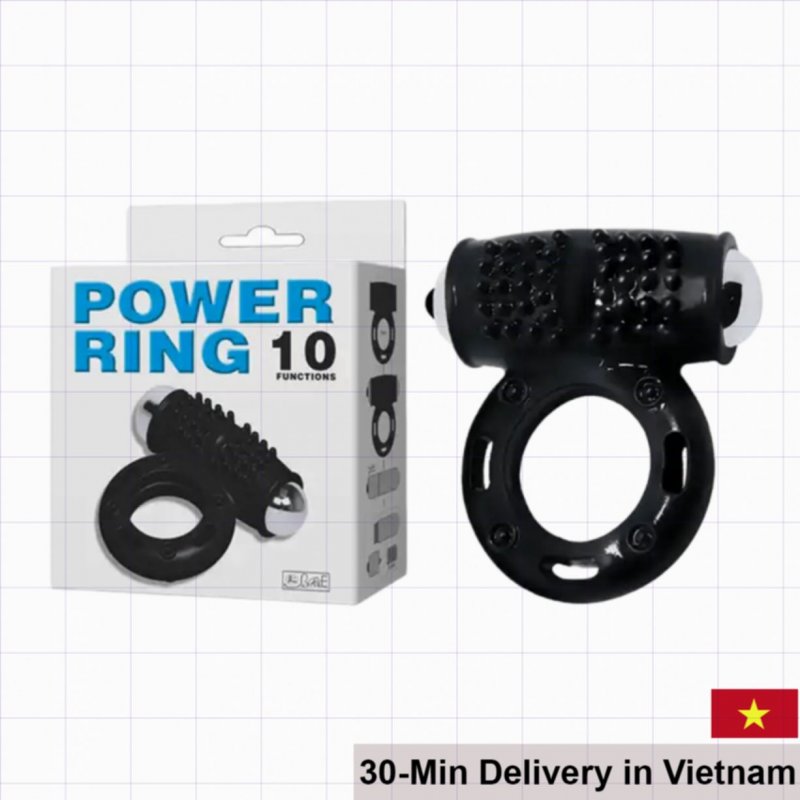 Baile Power Ring Silicone Vibrating Love Ring 