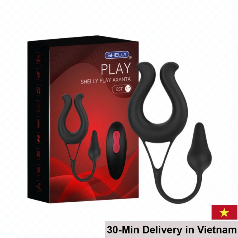 Shelly Play Axanta Silicone Anal Vibrator Safe Comfortable Prostate Massager 