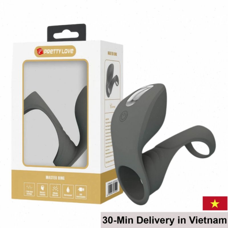 Pretty Love Master Ring 7-Speed Vibrating Pleasure Enhancer 