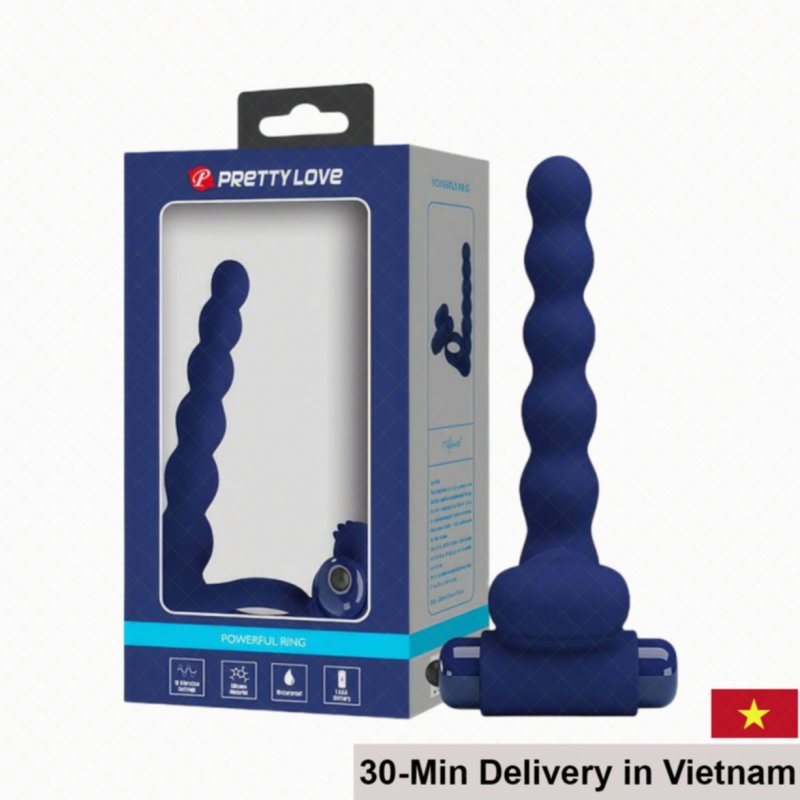 Pretty Love Ajmal Vibrating Ring with Beaded Stimulation 