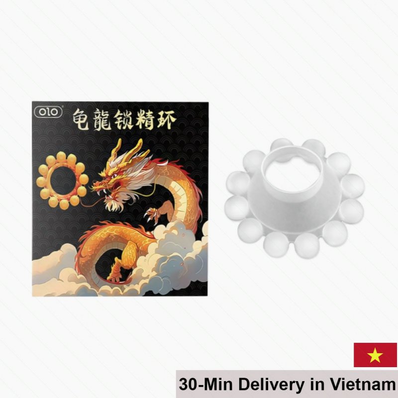 OLO 12 Ball Delay Ring Soft Silicone Enhancer 