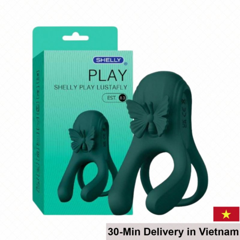 Shelly Play Lustafly Butterfly Vibrating Pleasure Ring 