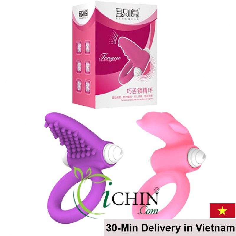 Dolphin Ring Vibrating Penis Stimulator for Women 