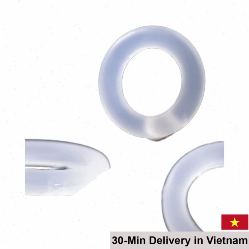ManMiao Super M Silicone Set of 3 Penis Rings for Men 
