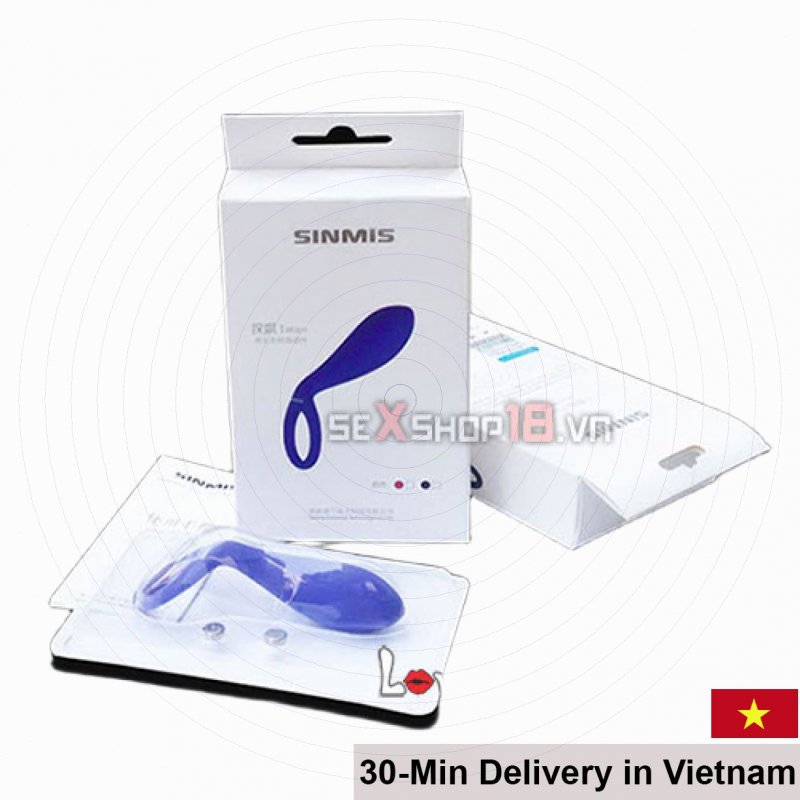 Nalone Tango Rechargeable Pink Blue Vibrating Cock Ring 