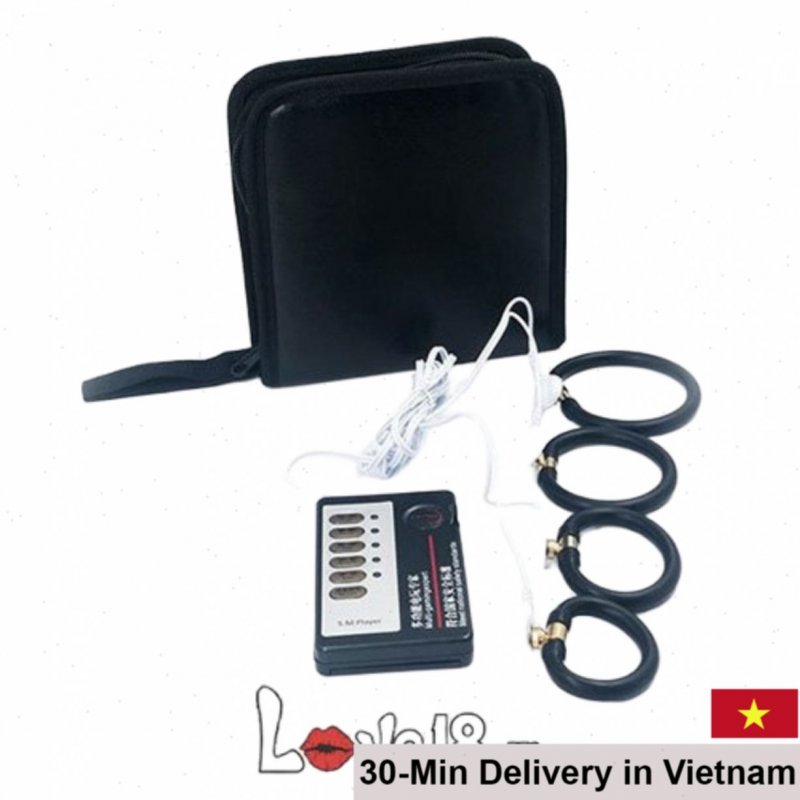 X-Electric Shock Penis Enlargement Ring for Powerful Male Training 