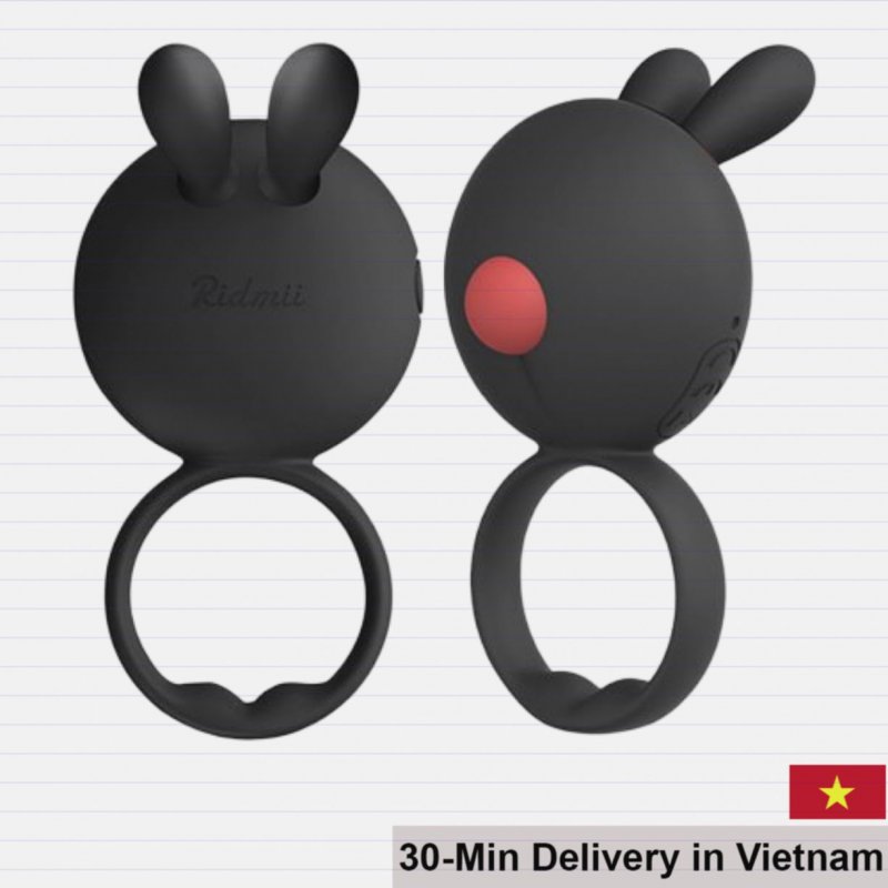 Rinbit premium rabbit head vibrating cock ring delay climax 