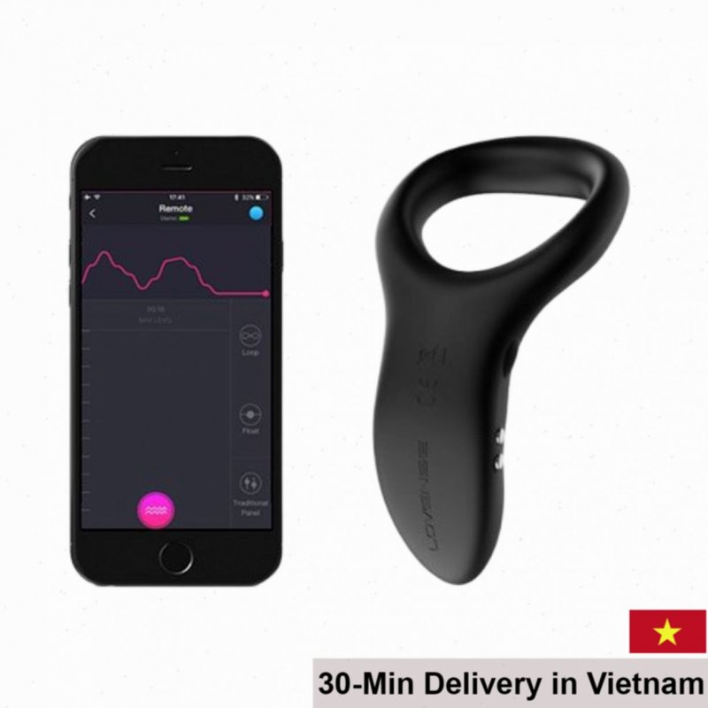 Lovense Diamo App-Controlled Penis Ring Delay Erection 