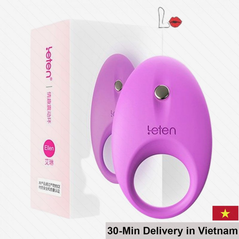 Leten Ellen Premium Delay Ring Stimulates Male Female 
